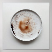 Farbenfrohe Kaffeebauten Textur abstrakte Kunst 19 Poster (Vorne)