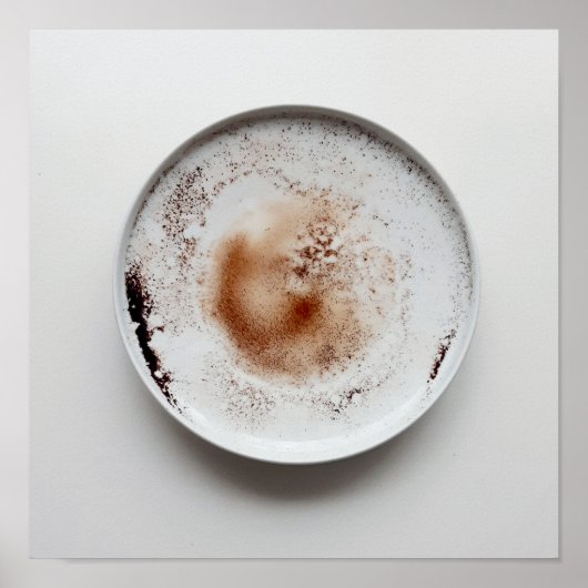 Farbenfrohe Kaffeebauten Textur abstrakte Kunst 19 Poster (Vorne)