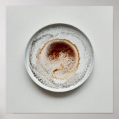 Farbenfrohe Kaffeebauten Textur abstrakte Kunst 20 Poster (Vorne)