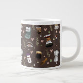 Farbenfrohe Kaffeemaschine Jumbo-Tasse (Rechts)