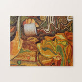 Farbenfrohe Kaffeepause Puzzle (Horizontal)