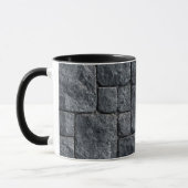 Farbenfrohe Kaffeetasse mit Doodle-Muster | Süße C (Links)