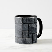 Farbenfrohe Kaffeetasse mit Doodle-Muster | Süße C (VorderseiteRechts)