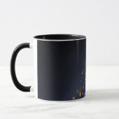 Farbenfrohe Kaffeetasse mit Doodle-Muster | Süße C (Links)