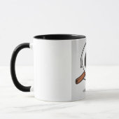 Farbenfrohe Kaffeetasse mit Doodle-Muster | Süße C (Links)