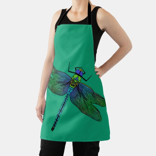 Farbenfrohe Kaiserin Dragonfly Art Schürze (InSitu)