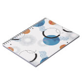 Farbenfrohe Kakteen: Niedliches nahtloses Muster Notizblock (Linke Seite)