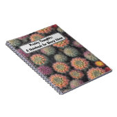 Farbenfrohe Kakteen Notizblock (Rechte Seite)