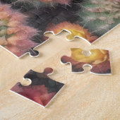 Farbenfrohe Kakteen Puzzle (Seite)