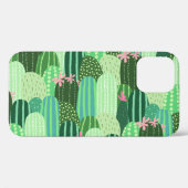 Farbenfrohe Kakteen Seamless Pattern Illustration Case-Mate iPhone Hülle (Rückseite (Horizontal))