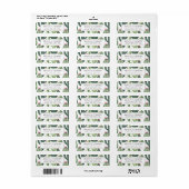 Farbenfrohe Kakti | Desert Theme Rücksendeadresse (Vorne)