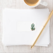 Farbenfrohe Kakti | Wüstenthema | RÜCKSENDEADRESSE Adressaufkleber (Insitu)