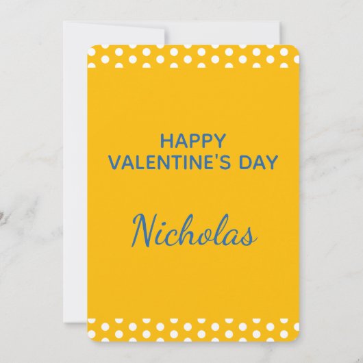 Farbenfrohe Kaktus Moderner Spaß Valentine Karte (Rückseite)