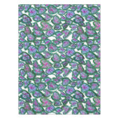 Farbenfrohe Kaladien Wasserfarbenleder Muster Rosa Tischdecke (Vorderseite)