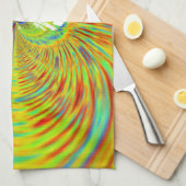 Farbenfrohe Kaleidoskop Kunstdruckerei Handtuch (Viertel Falte)