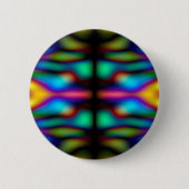 Farbenfrohe Kaleidoskopmuster Button (Vorderseite)