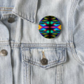 Farbenfrohe Kaleidoskopmuster Button (Beispiel)