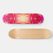 Farbenfrohe Kaleidoskopmuster Skateboard (Horizontal)