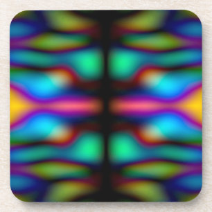 Farbenfrohe Kaleidoskopmuster Untersetzer