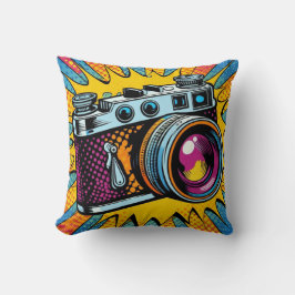 Farbenfrohe Kamera! Kissen