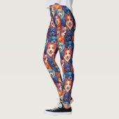 Farbenfrohe kaninische Leggings (Links)