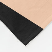 Farbenfrohe Kanten 161214c - auf schwarz Fleecedecke (Ecke)