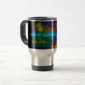 Farbenfrohe Karibik von David Wilder Tasse (Vorderseite Links)