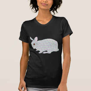 Farbenfrohe Karierte Kaninchenhemden T-Shirt