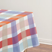 Farbenfrohe Karierte Karo Muster Tischdecke (Beispiel)