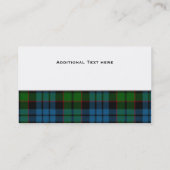 Farbenfrohe Karierte Visitenkarte (Rückseite)