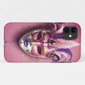 Farbenfrohe Karnevalmaske Case-Mate iPhone Hülle (Rückseite (Horizontal))
