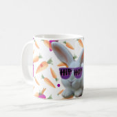 Farbenfrohe Karotten und Whimsikbraun Tasse (Vorderseite Links)