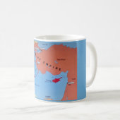 Farbenfrohe Karte der türkischen Tasse (VorderseiteRechts)