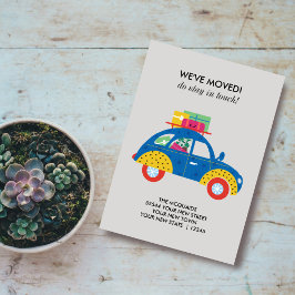 Farbenfrohe Karte für flache Bewegung