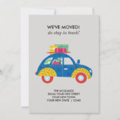 Farbenfrohe Karte für flache Bewegung (Vorderseite)