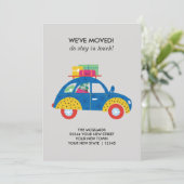 Farbenfrohe Karte für flache Bewegung (Stehend Vorderseite)