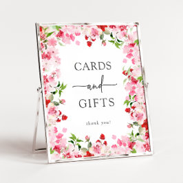 Farbenfrohe Karten und Geschenke Poster