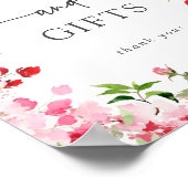 Farbenfrohe Karten und Geschenke Poster (Ecke)