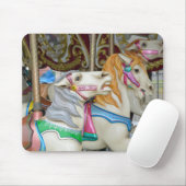 Farbenfrohe Karusselpferde Mousepad (Mit Mouse)