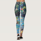 Farbenfrohe Kaskade Leggings (Rückseite)