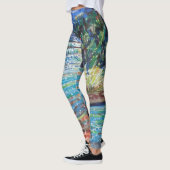 Farbenfrohe Kaskade Leggings (Links)
