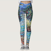 Farbenfrohe Kaskade Leggings (Vorderseite)
