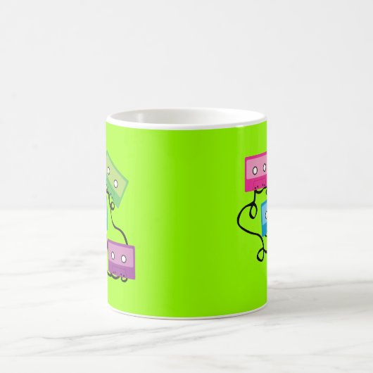 Farbenfrohe Kassetten Kaffeetasse (Mittel)