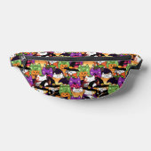 Farbenfrohe Katze in halloween Kostümmuster Bauchtasche (Ablage )