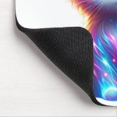 Farbenfrohe Katze Mousepad (Ecke)