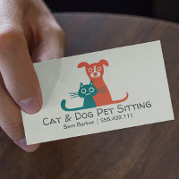 Farbenfrohe Katze und Hunde Sitzen | Pflege von Ha
