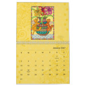 Farbenfrohe Katzen Blume Niedlich Girly Boho 2022  Kalender (Jan 2027)