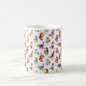Farbenfrohe Katzen Kaffeetasse (Mittel)