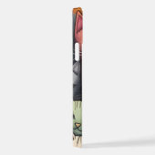 Farbenfrohe Katzen Whimsical Doodle iPhone Hülle (Rechte Seite)