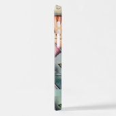 Farbenfrohe Katzen Whimsical Doodle iPhone Hülle (Linke Seite)